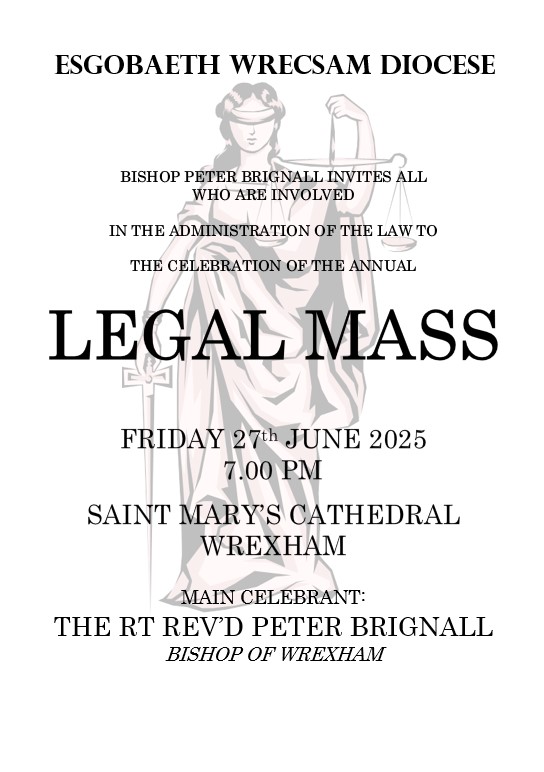 Legal Mass, Friday 27th June at 7pm
